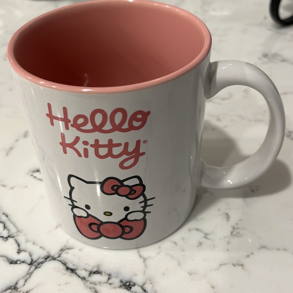 HELLO KITTY Sanrio large coffee tea drink mug 20 oz brand new - Picture 3 of 4